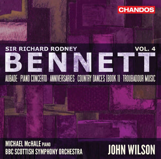 the album cover for Bennett / Mchale / Wilson - Orchestral Works 4