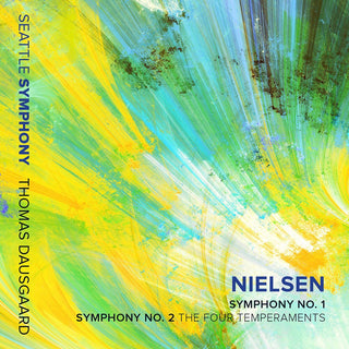 the album cover for Nielsen / Dausgaard / Seattle Symphony - Symphonies 1 & 2 (Live)