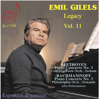 the album cover for Beethoven / Gilels - Emil Gilels Legacy 11