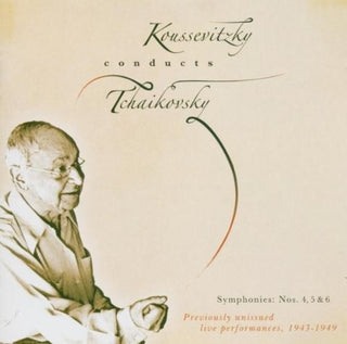 the album cover for Koussevitzky / Boston Symphony Orchestra - Serge Koussevitzky Conducts