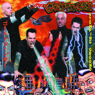 the album cover for Goldfinger - Stomping Ground