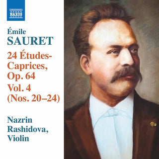 the album cover for Sauret / Nazrin Rashidova - 24 Etudes Caprices 64 4
