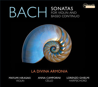 the album cover for J Bach S / Divina Armonia - Sonatas for Violin & B.C.