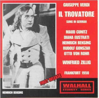 the album cover for Cunitz - Il Trovatore