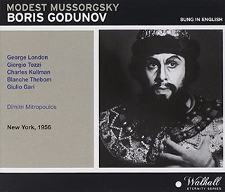 the album cover for Dimitri Mitropoulos - Mussorgsky: Boris Godunov (Sung In English) [Live Recording 1956]