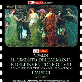 the album cover for Musici / Ayo - 12 Violin Concertos
