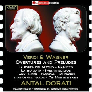 the album cover for London Symphony Orch / Dorati - Overtures & Preludes