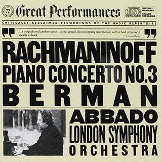 the album cover for Abbado / London Symphonyny Orch / Berman - Piano Concerto