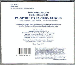 the album cover for Ormandy / Szell - Berlitz Passport