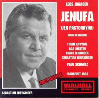 the album cover for Feiersinger - Jenufa