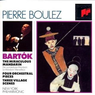 the album cover for New York Philharmonic / Boulez - Miraculous Mandarin