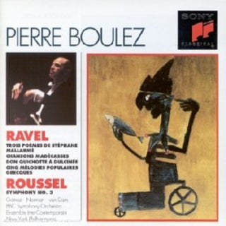 the album cover for Boulez - Orchestral Songs