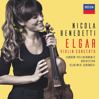 the album cover for Nicola Benedetti/Vladimir Jurowski/London Philharmonic Orchestra - Elgar Violin Concerto
