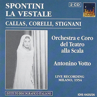 the album cover for Callas / Corelli - Vestale