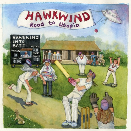the album cover for Hawkwind - Road To Utopia