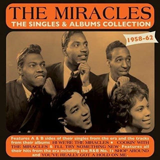 the album cover for Miracles - Singles & Albums Collection 1958-62