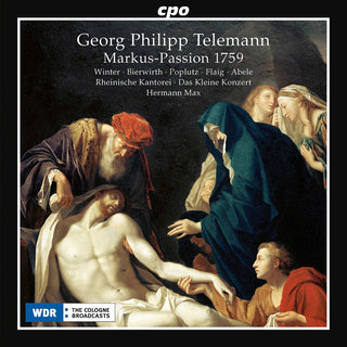 the album cover for Telemann / Rheinische Kantorei / Max - Passion 1759