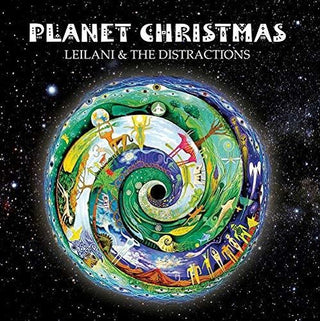 the album cover for Leilani & Distractions - Planet Christmas