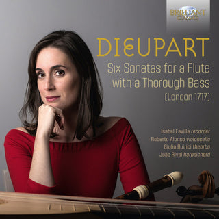 the album cover for Joao Rival - 6 Sonatas for a Flute with a Thorough Bass