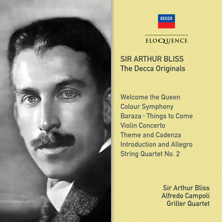 the album cover for Arthur Bliss / Griller Quartet / Campoli,Alfredo - Sir Arthur Bliss: The Decca Originals