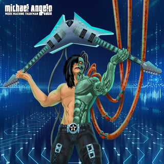 the album cover for Michael Angelo Batio - More Machine Than Man