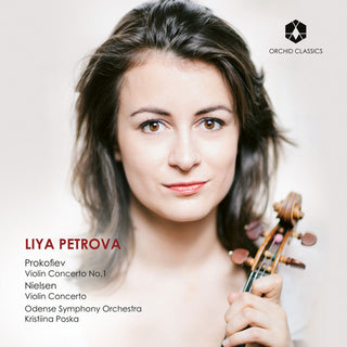 the album cover for Prokofiev / Nielsen / Petrova - Violin Concerto 1