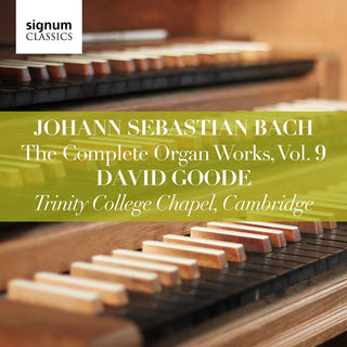 the album cover for J Bach .S. / Goode - Complete Organ Works 9