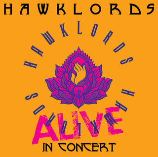 the album cover for Hawklords - Hawklords Alive In Concert