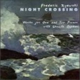 the album cover for Rzewski - Night Crossing