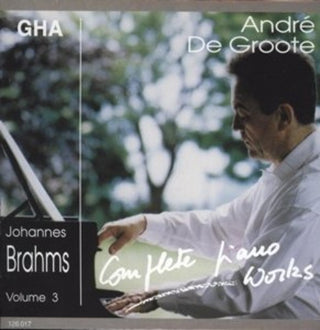 the album cover for Brahms / Groote - Groote Plays Brahms