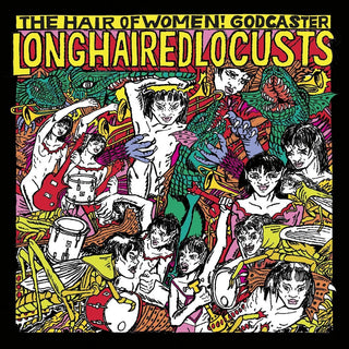 the album cover for Godcaster - Long Haired Locusts