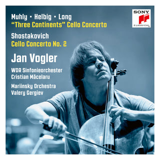 the album cover for Muhly / Vogler - Three Continents Concerto / Cello Concerto 2