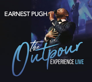 the album cover for Earnest Pugh - The Outpour Experience Live