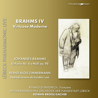 the album cover for Brahms / Friedrich / Brogli-Sacher - Brahms 4