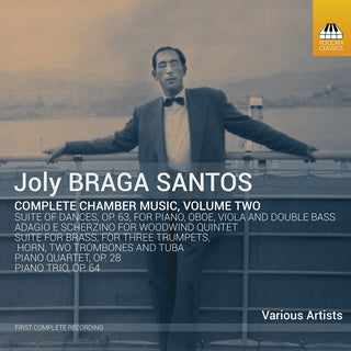the album cover for Santos - Complete Chamber Music 2