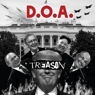 the album cover for Doa - Treason