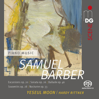 the album cover for Barber / Moon / Rittner - Piano Works for Four Hands