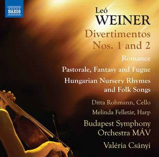 the album cover for Weiner / Csanyi - Divertimentos 1 & 2