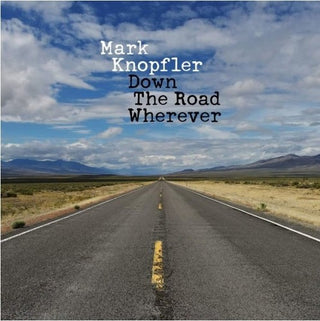 the album cover for Mark Knopfler - Down The Road Wherever