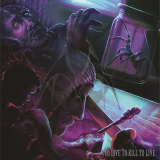 the album cover for Manticora - To Live To Kill To Live