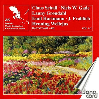 the album cover for Laursen - Danish Violin Concertos