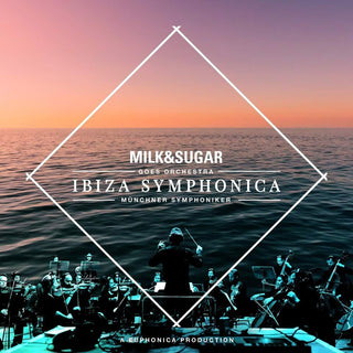 the album cover for Milk & Sugar - IBIZA SYMPHONICA