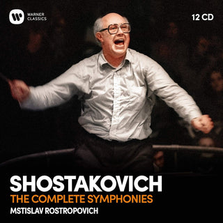 the album cover for Mstislav Rostropovich - Shostakovich: Complete Symphonies