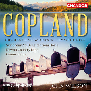 the album cover for Copland / Bbc Philharmonic - Orchestral Works 4