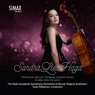 the album cover for Dvorak / Haga - Rococo Variations