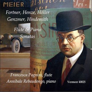 the album cover for Fortner / Pagnini / Rebaudengo - Flute & Piano Sonatas