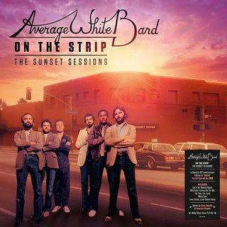 the album cover for Average White Band - On The Strip: The Sunset Sessions [Clear Vinyl] [180 Gram]
