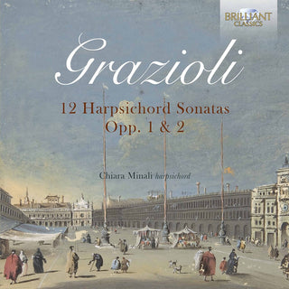 the album cover for Chiara Minali - 12 Harpsichord Sonatas