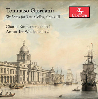 the album cover for Giordani / Rasmussen / Tenwolde - Six Duos for Two Cellos 18