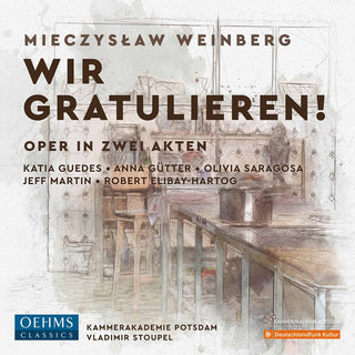 the album cover for Weinberg / Guedes / Stoupel - Wir Gratulieren